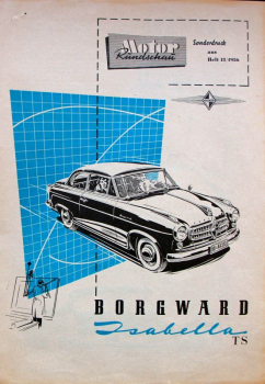 Borgward Isabella TS Modelprogram 1956 Carbrochure (10410)